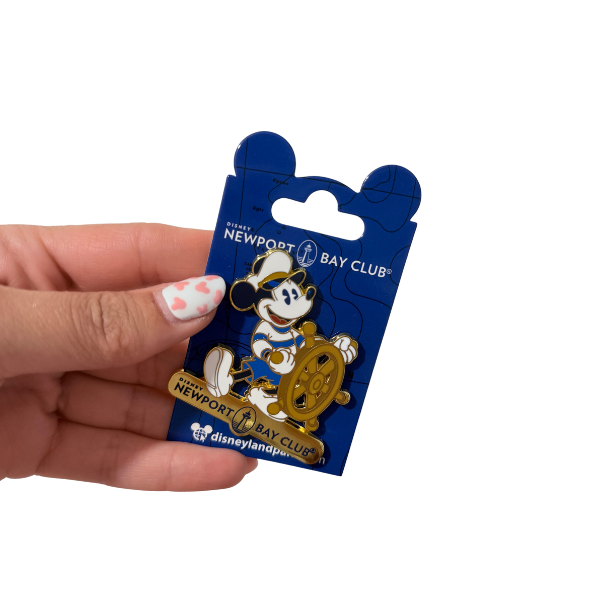 Pin Hotel Newport Bay Club Mickey Mouse Captain Disneyland