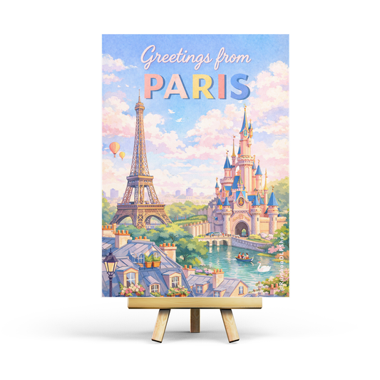 Postal Saludos desde París