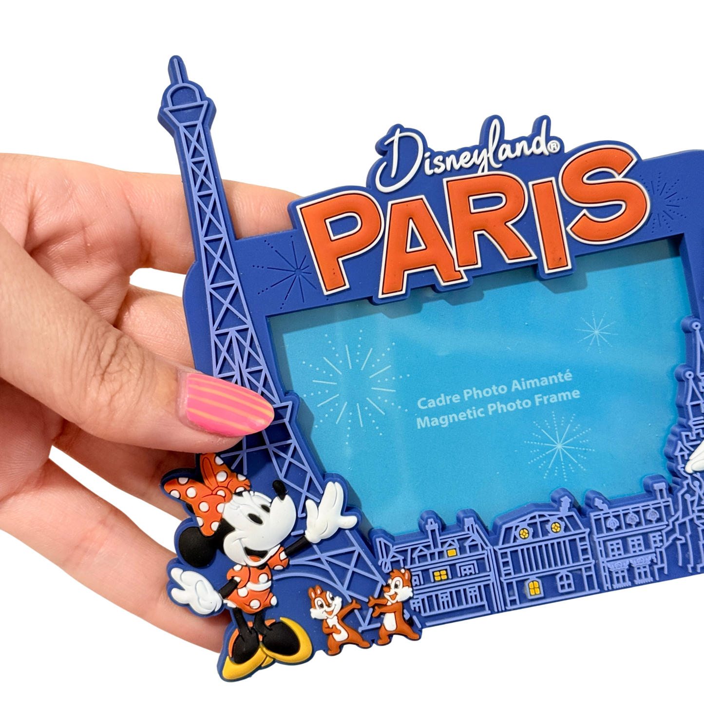 Imán Marco Disneyland Paris Torre Eiffel Mickey Minnie Mouse