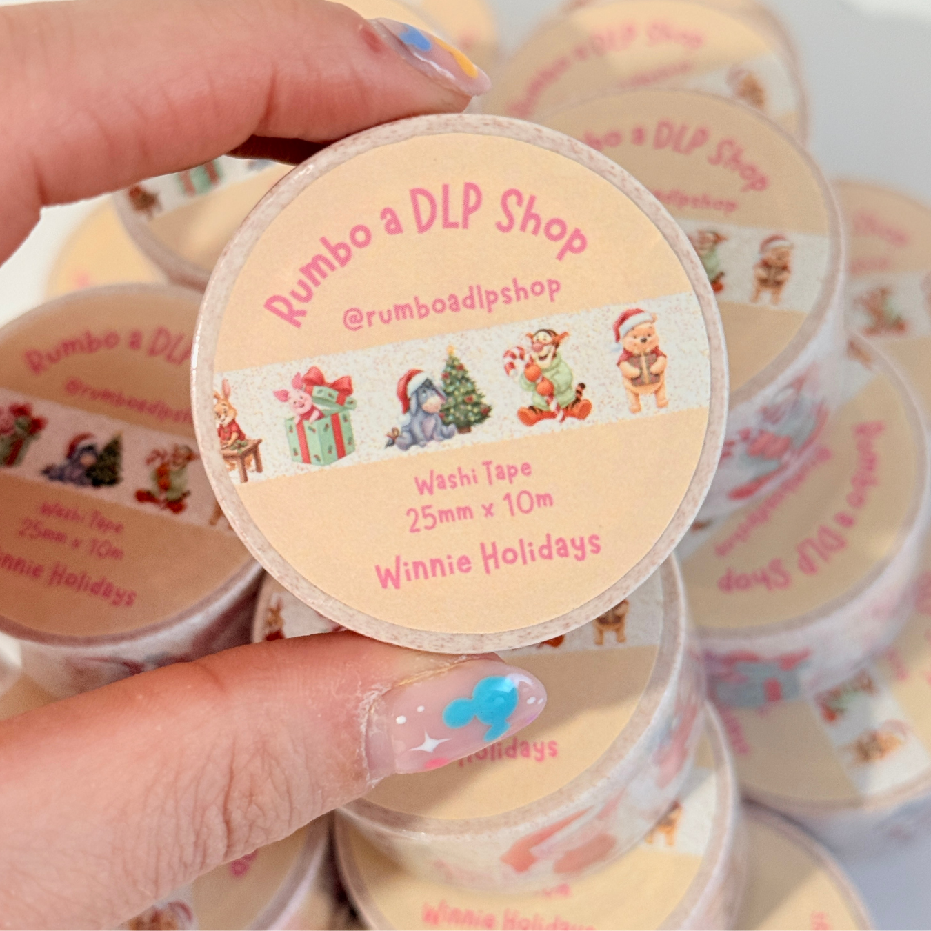 Washi Tape Winnie Holidays