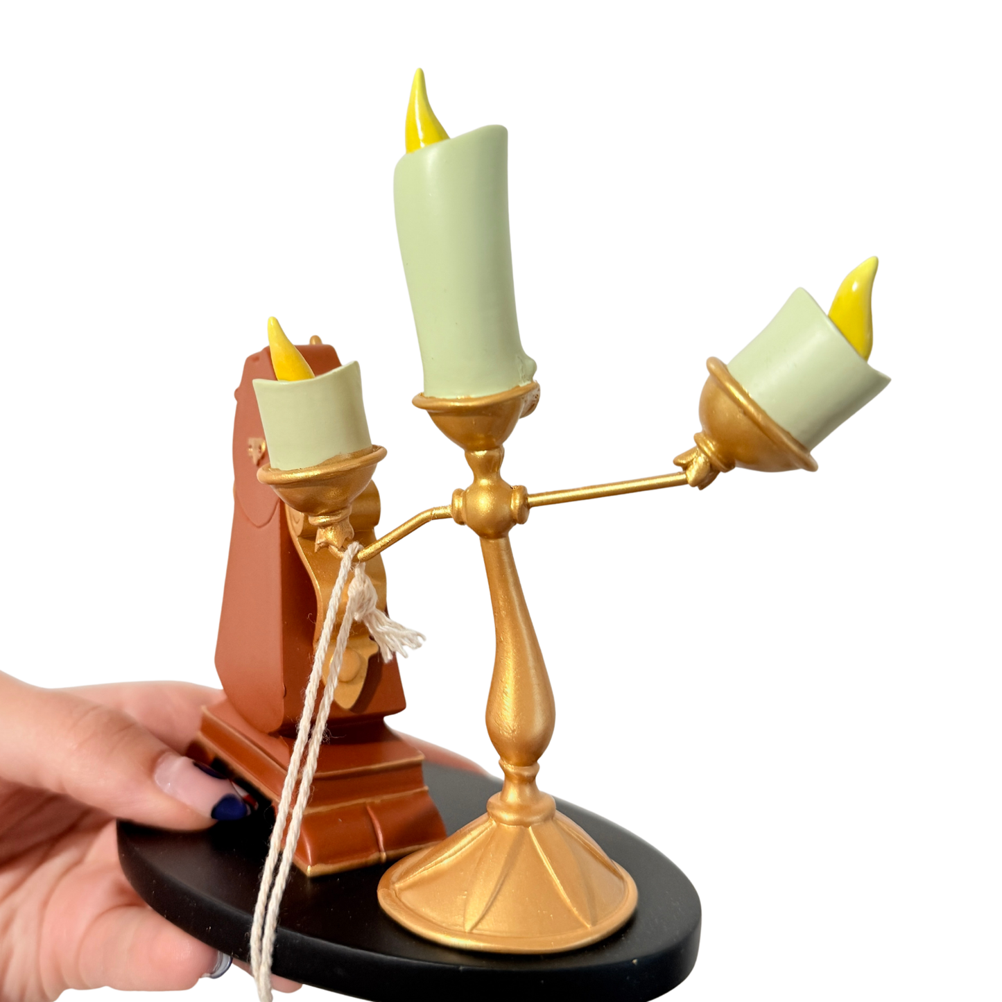 Figura Lumiere Din Don La Bella y la Bestia Disneyland Paris