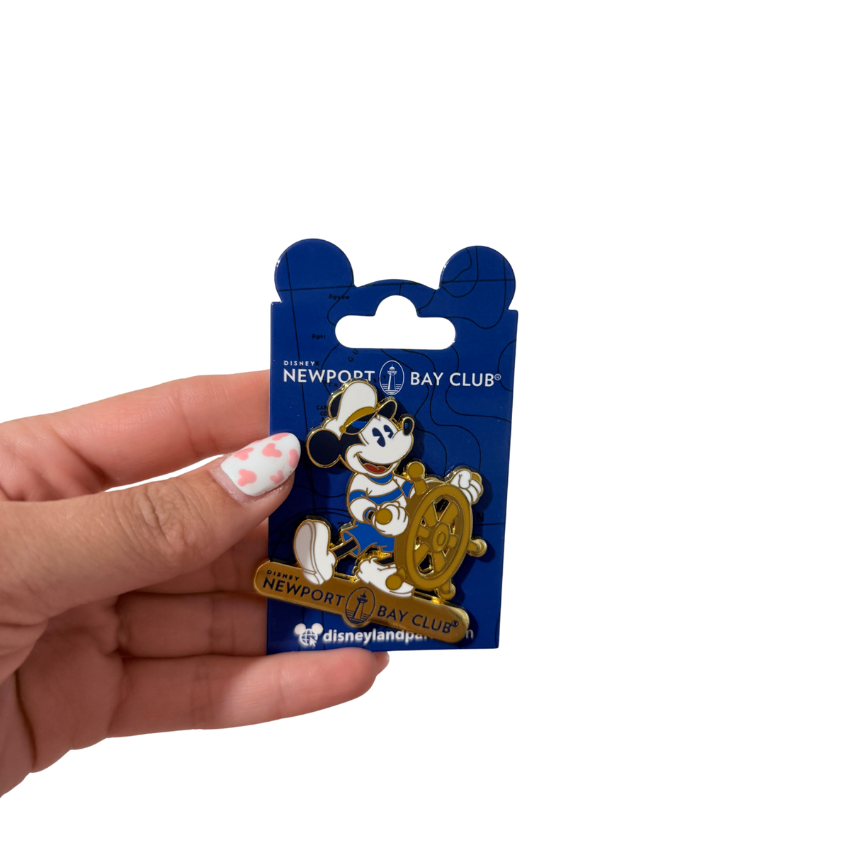 Pin Hotel Newport Bay Club Mickey Mouse Captain Disneyland