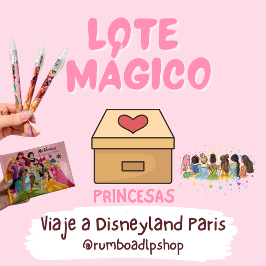 Lote Mágico Princesas Viaje a Disneyland Paris