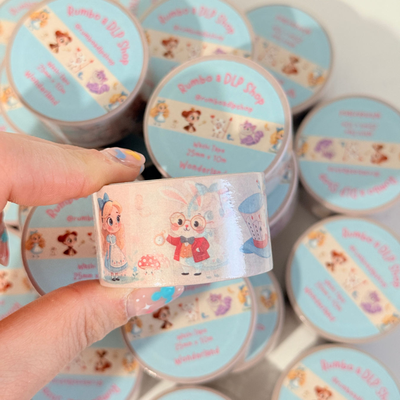 Washi Tape Wonderland Alicia Pais de las Maravillas
