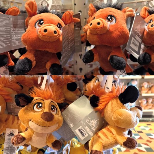 Pack Peluches Timón y Pumba El Rey León Disneyland Paris