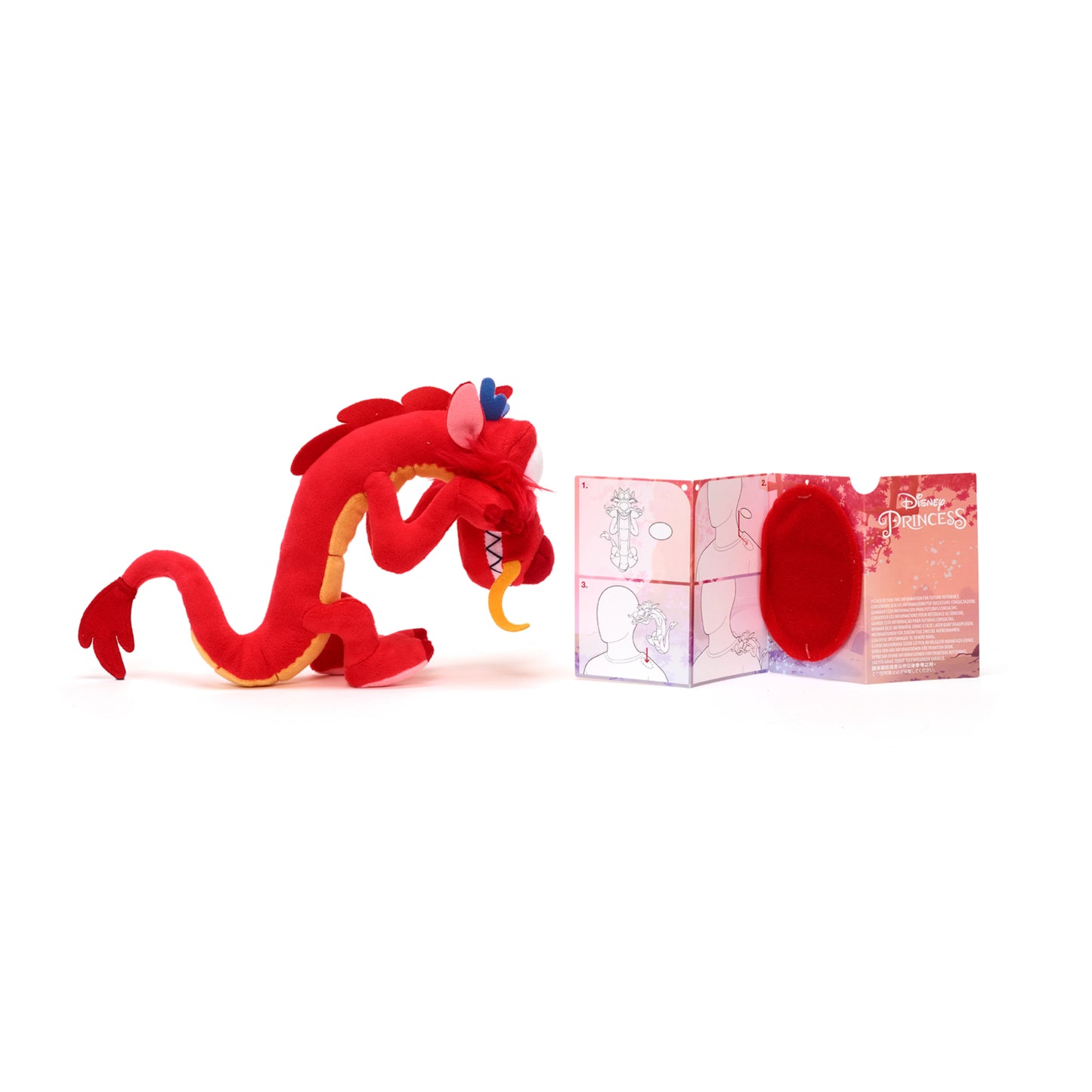 Peluche de hombro Mushu Mulán Disney Disneyland Paris