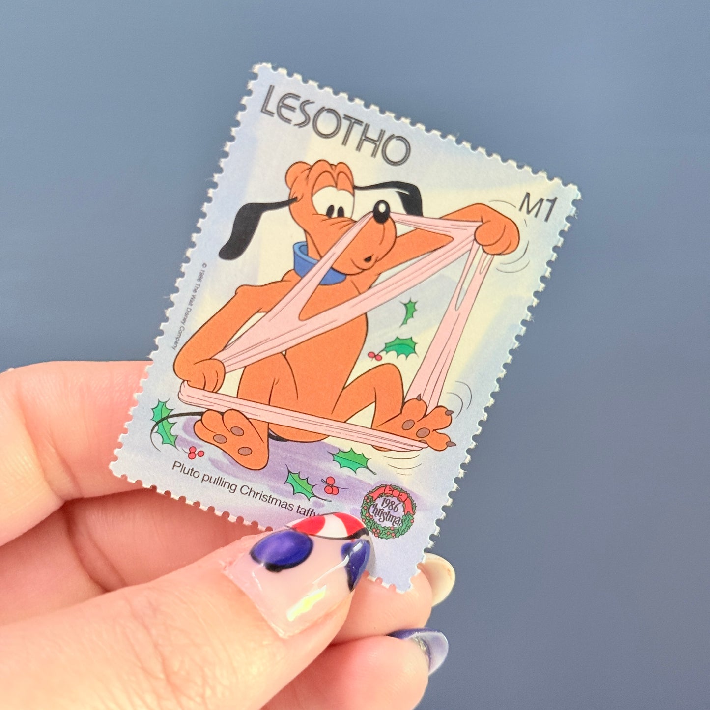 Set 4 sellos Disney Lesotho Mickey Minnie Mouse
