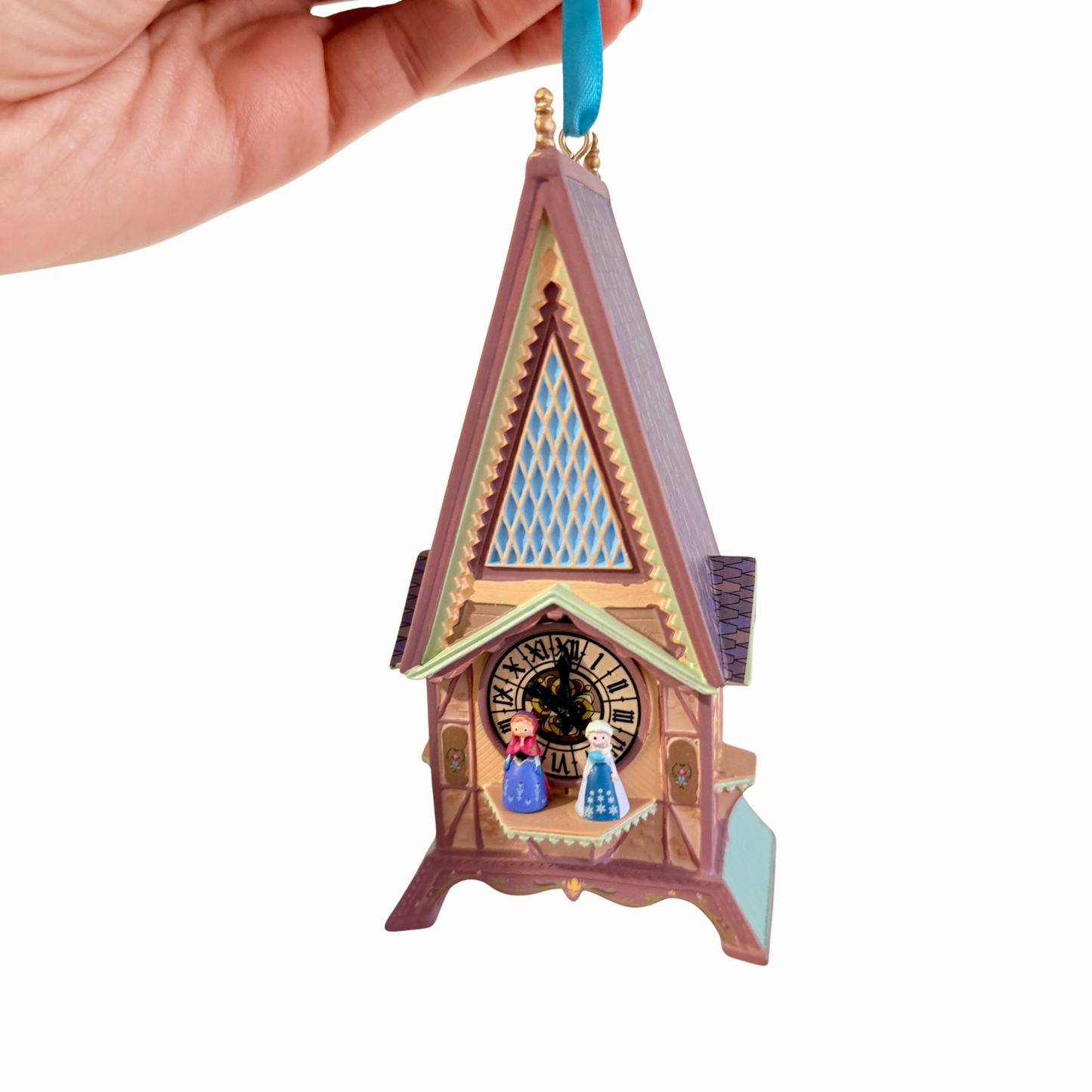 Adorno Reloj Arendelle Elsa Anna World of Frozen