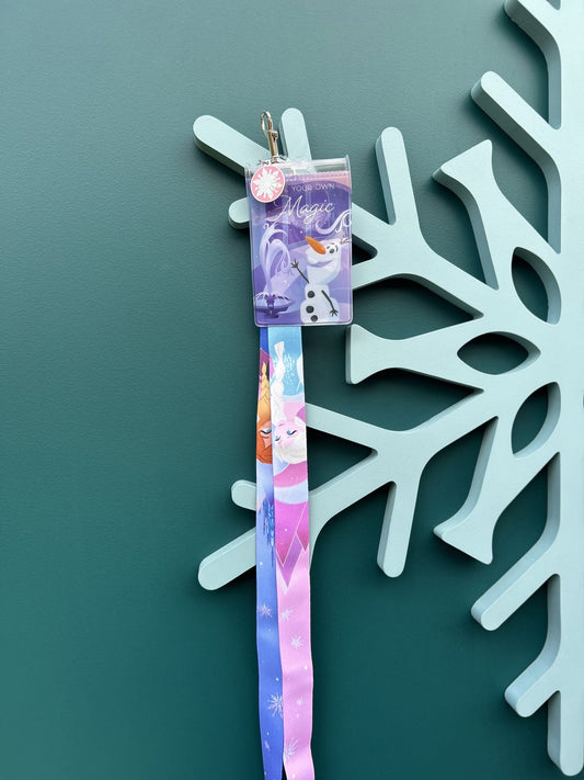 Lanyard Anna Elsa Olaf Frozen Disneyland Paris