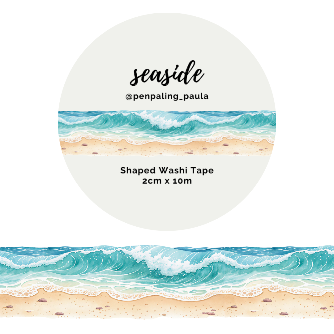 Washi Tape Seaside con forma