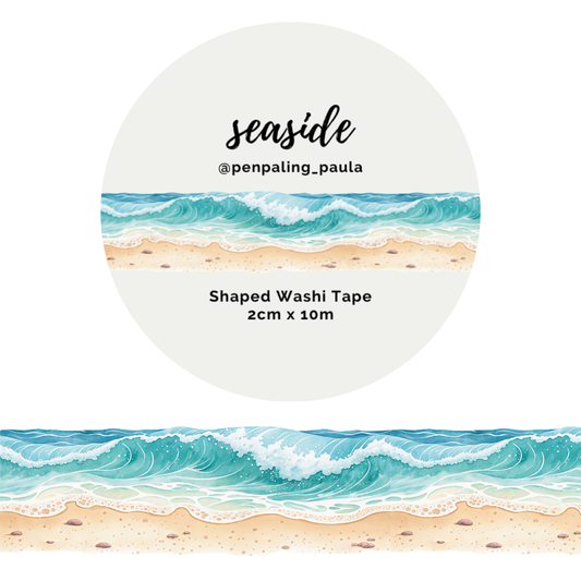 Washi Tape Seaside con forma