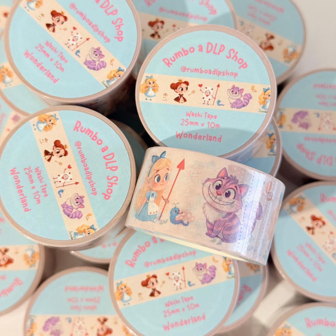 Washi Tape Wonderland Alicia Pais de las Maravillas