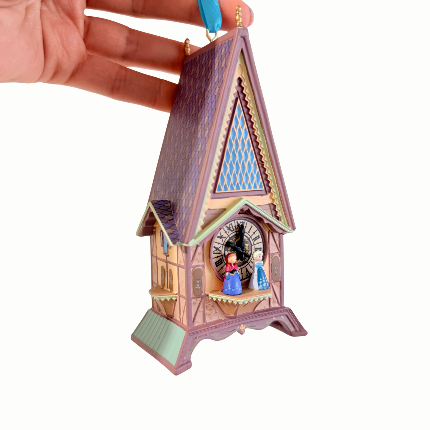 Adorno Reloj Arendelle Elsa Anna World of Frozen
