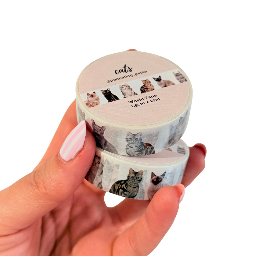 Washi tape Gatos