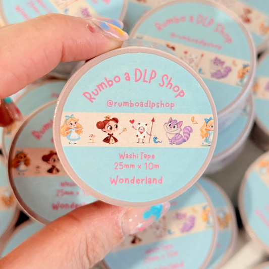 Washi Tape Wonderland Alicia Pais de las Maravillas