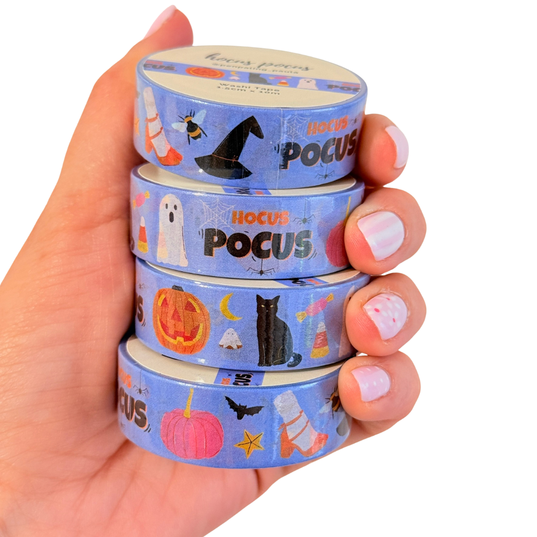 Washi Tape Halloween Hocus Pocus