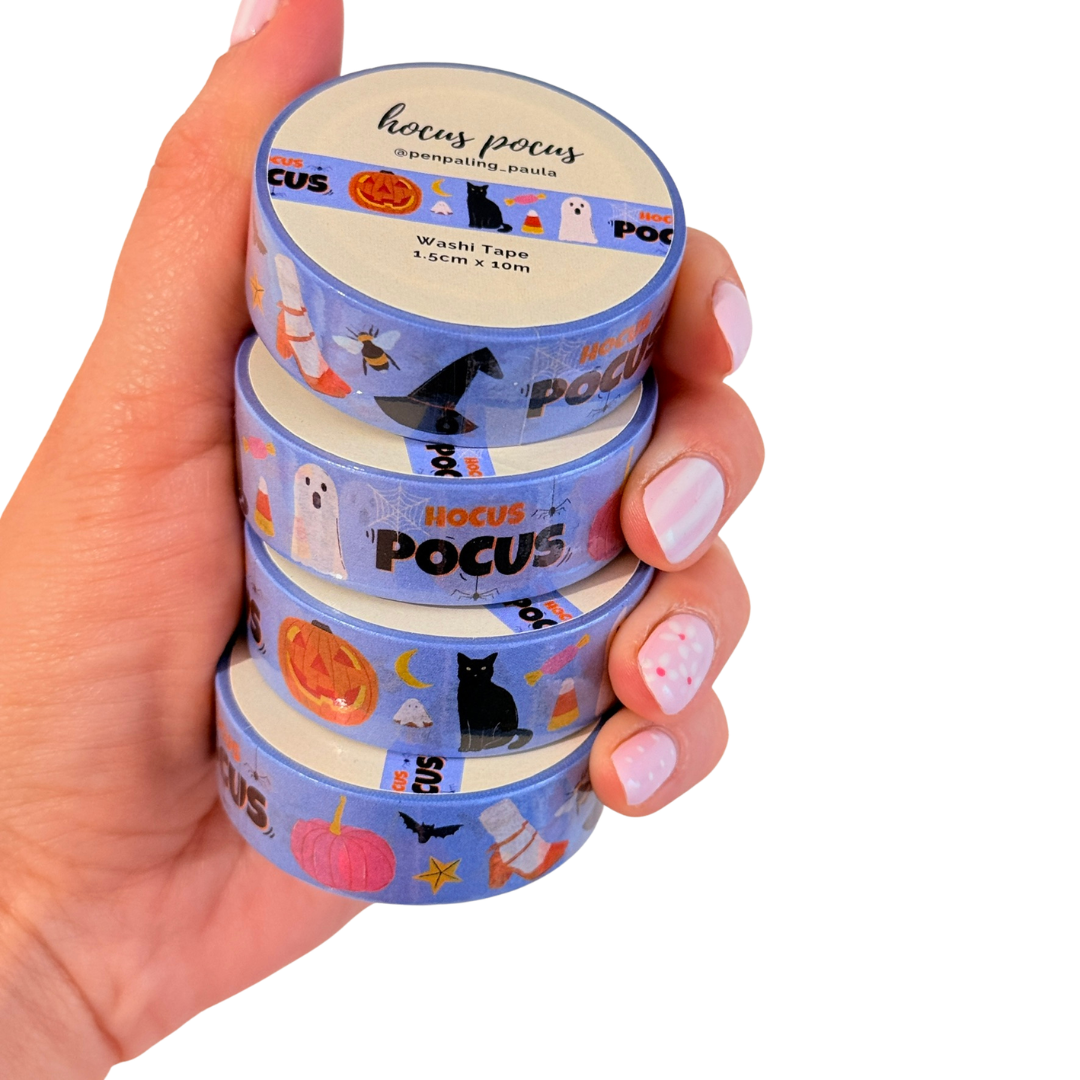Washi Tape Halloween Hocus Pocus
