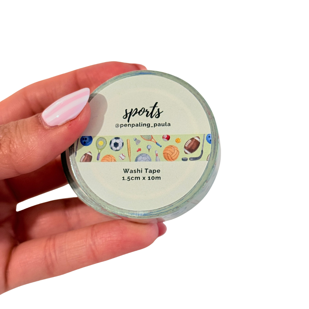 Washi tape Deportes balones