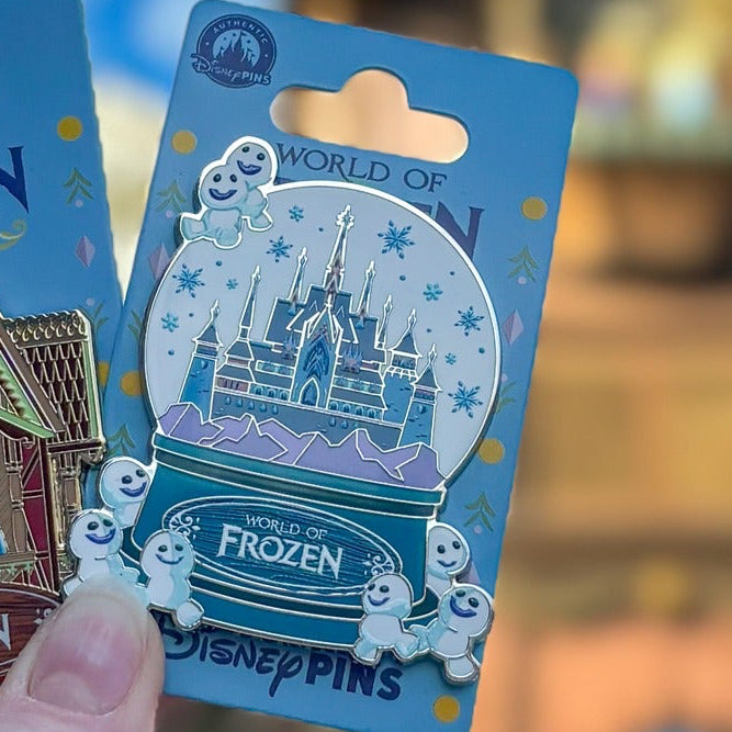 Pin Reloj Arendelle o Bola de nieve World of Frozen Disneyland Paris