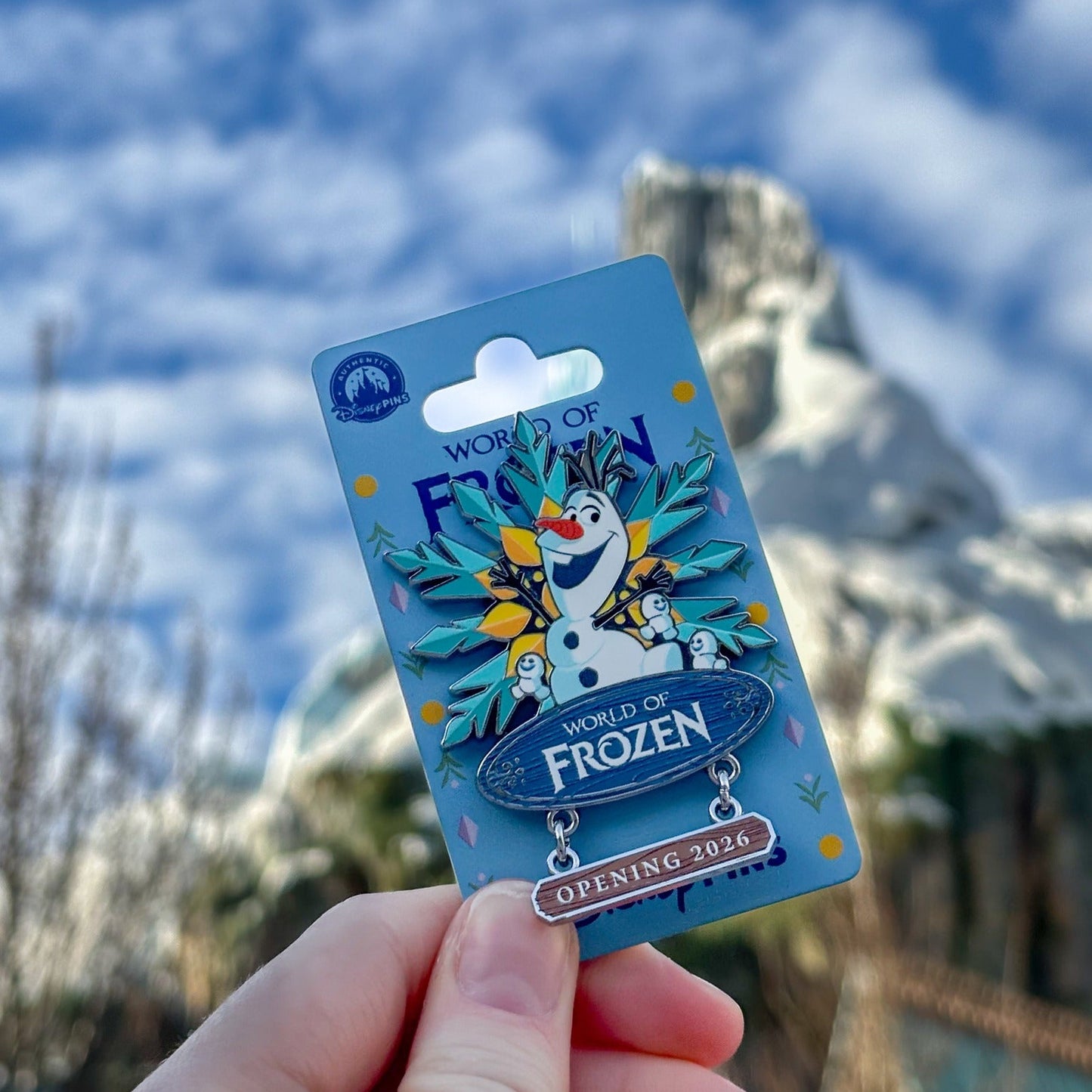 Pin Olaf Apertura World of Frozen Disneyland Paris