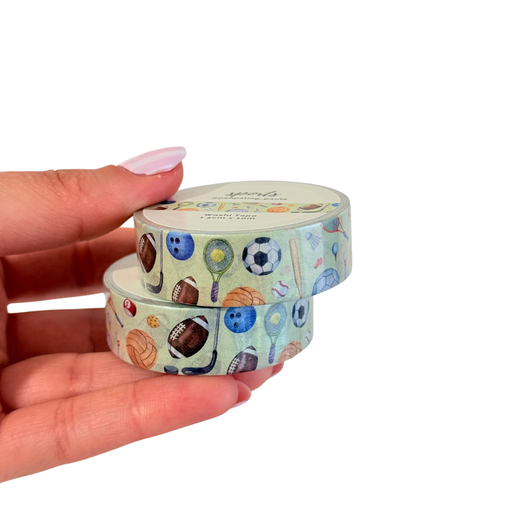 Washi tape Deportes balones