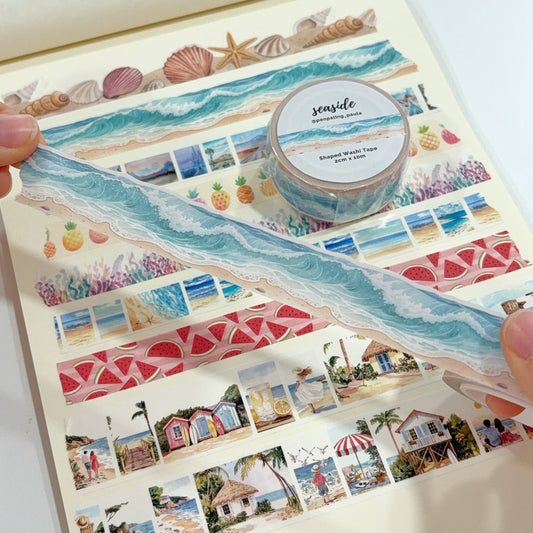 Washi Tape Seaside con forma