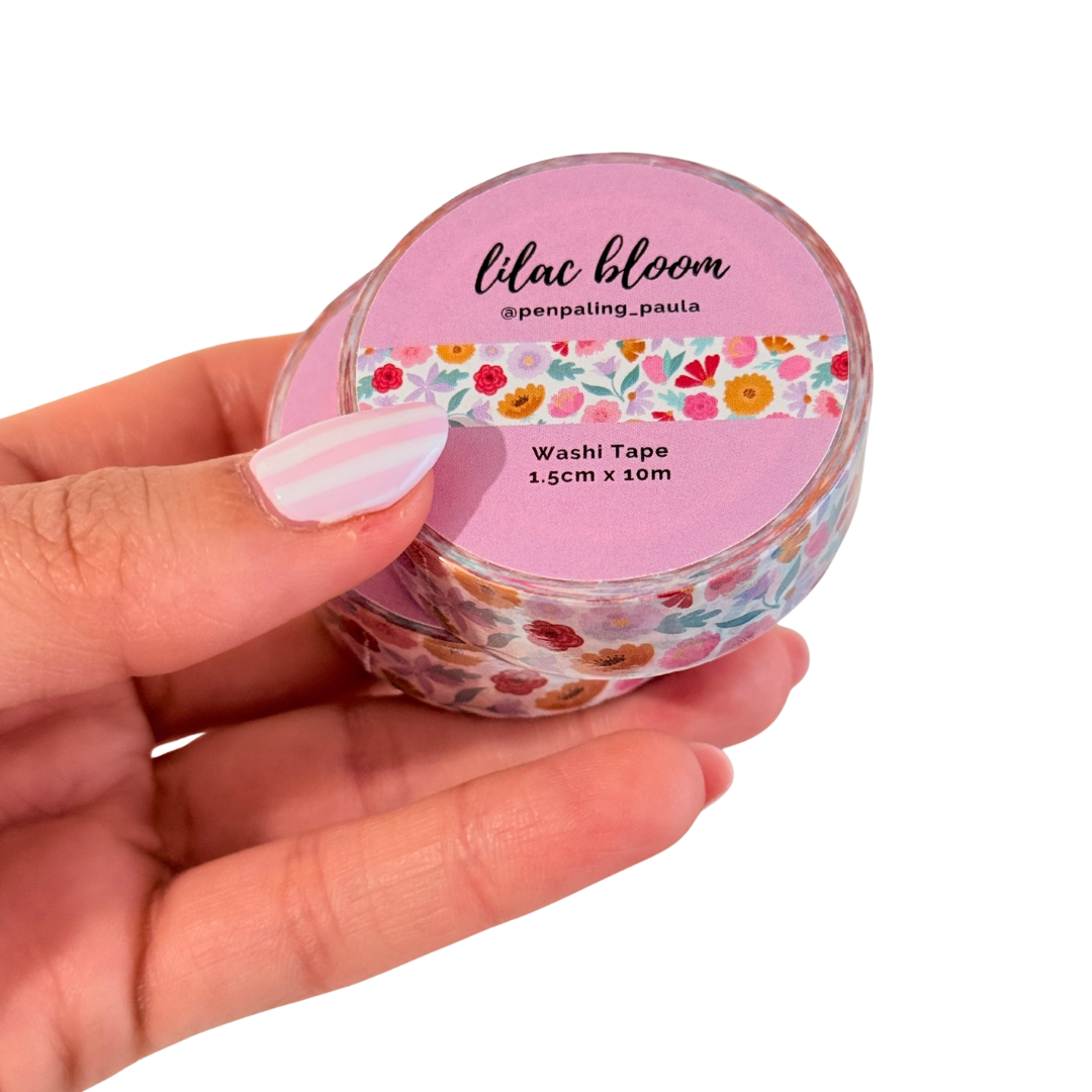 Washi tape Lilac Bloom