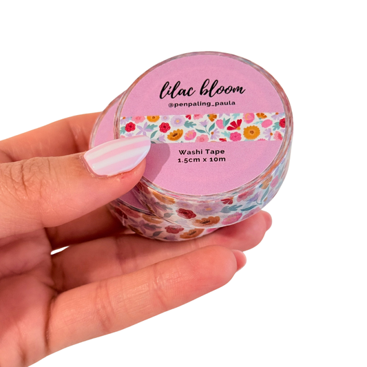 Washi tape Lilac Bloom