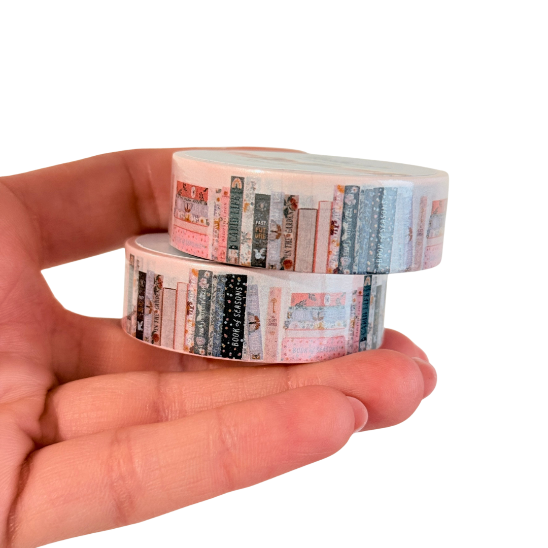Washi tape Libros bookworm