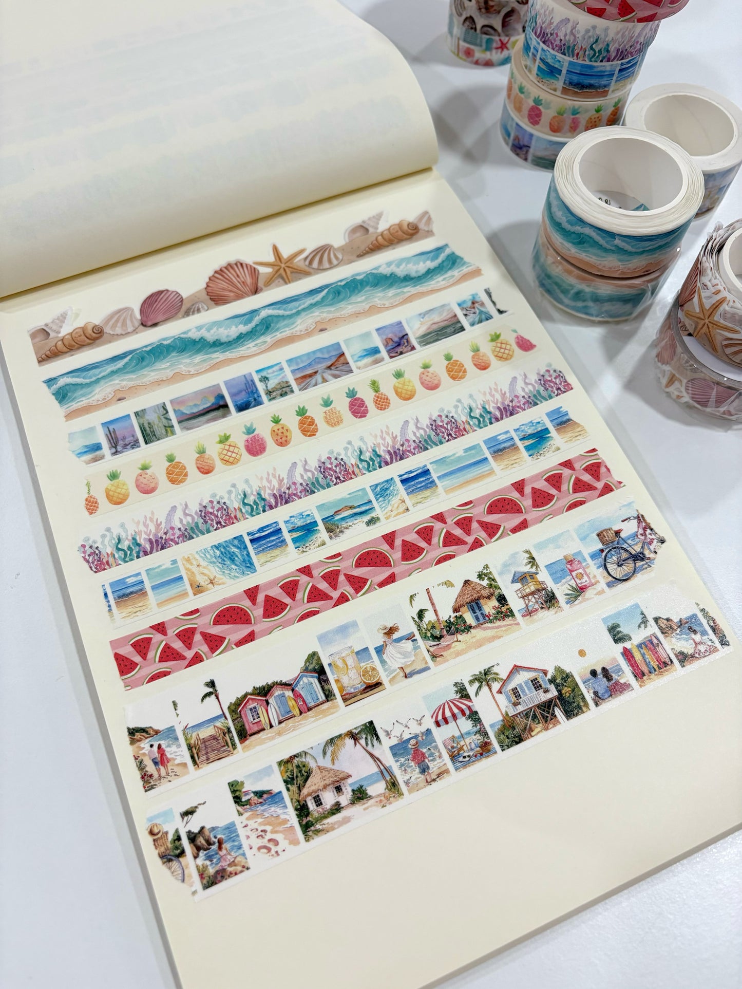 Washi Tape Seaside con forma