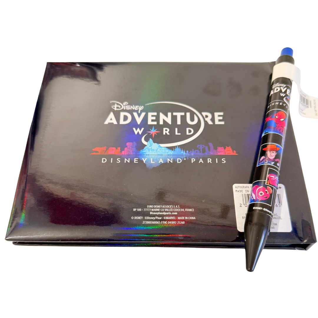 Set Libro de firmas y boli Disney Adventure World
