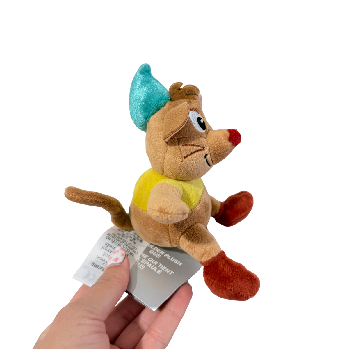 Peluche de hombro Gus Gus Ratón Cenicienta Disneyland Paris