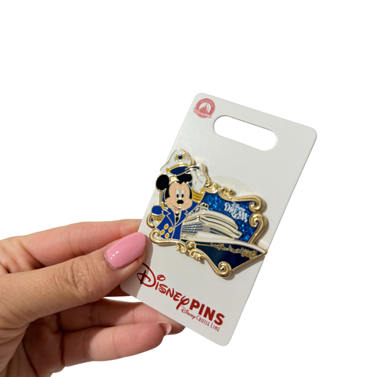 Pin Mickey Mouse Captain Disney Dream Cruise