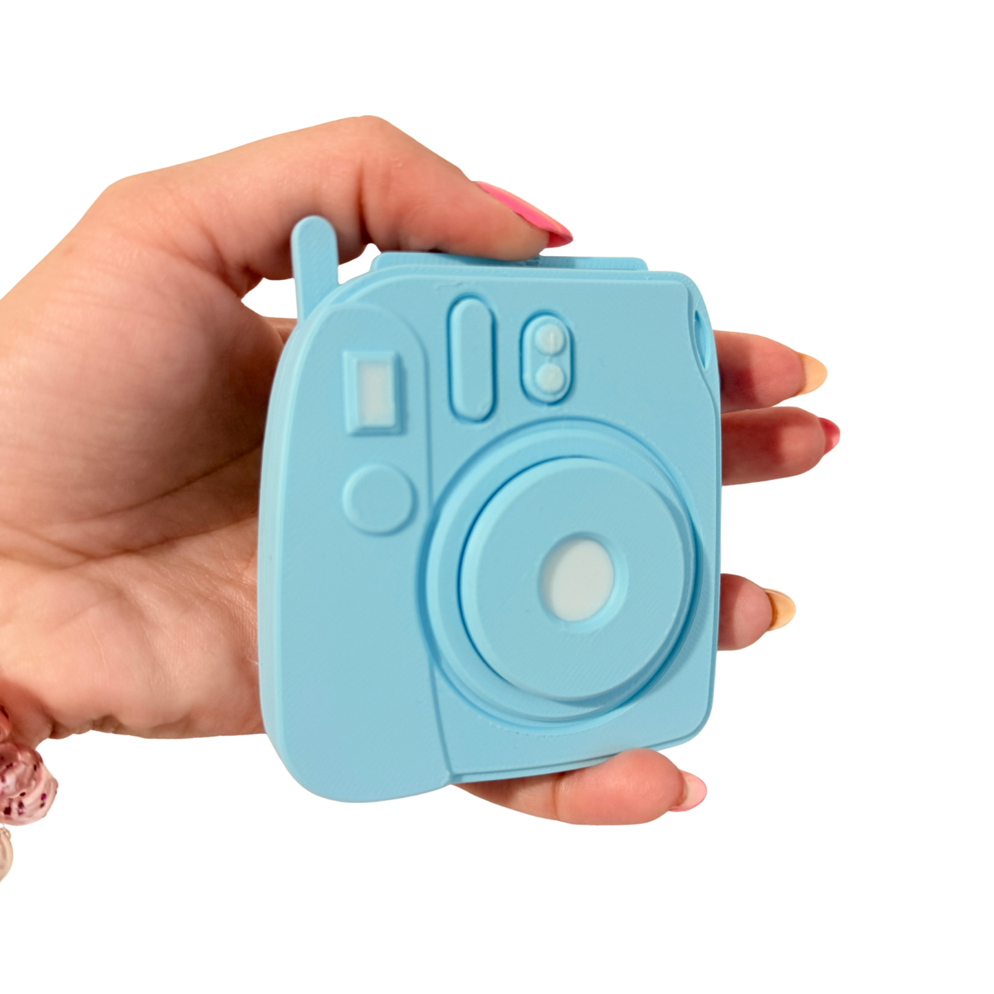 Llavero Personalizado Cámara Polaroid con foto 3D