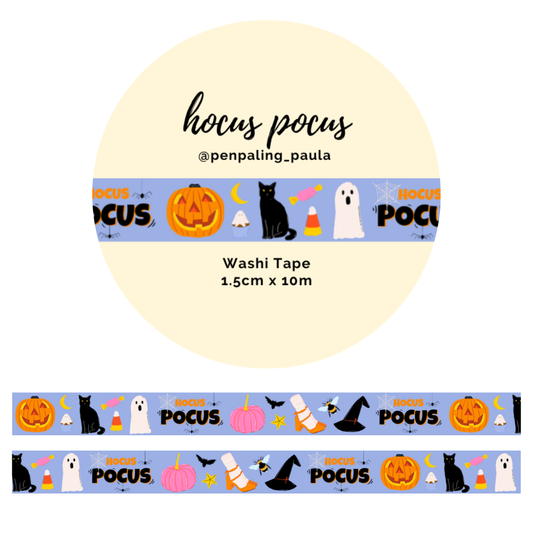 Washi Tape Halloween Hocus Pocus
