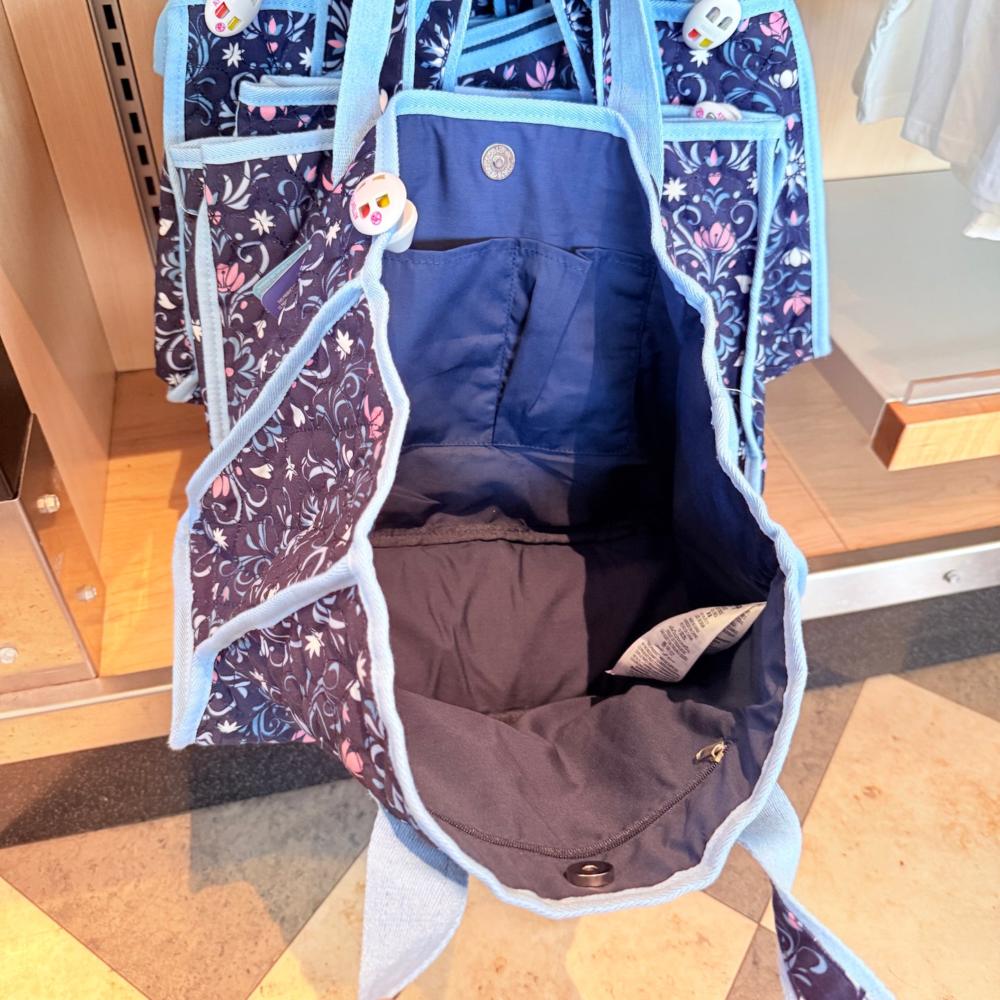Bolso Tote Acolchado World of Frozen Disneyland Paris