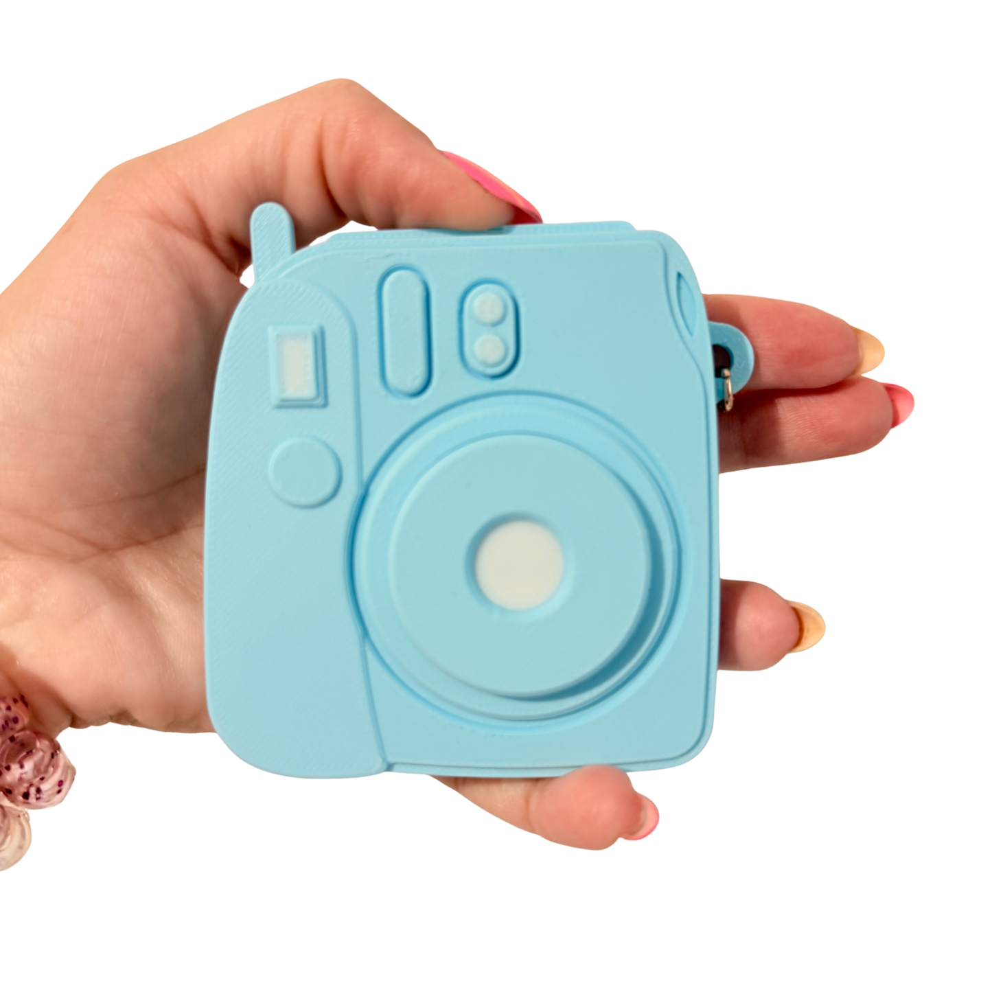 Llavero Personalizado Cámara Polaroid con foto 3D