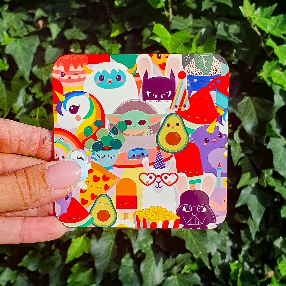 Posavasos Personajes Kawaii