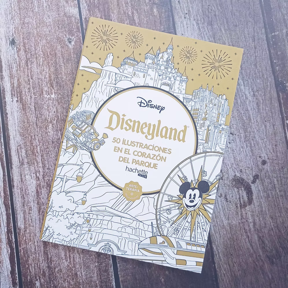 Libro para colorear Disneyland Hachette Heroes