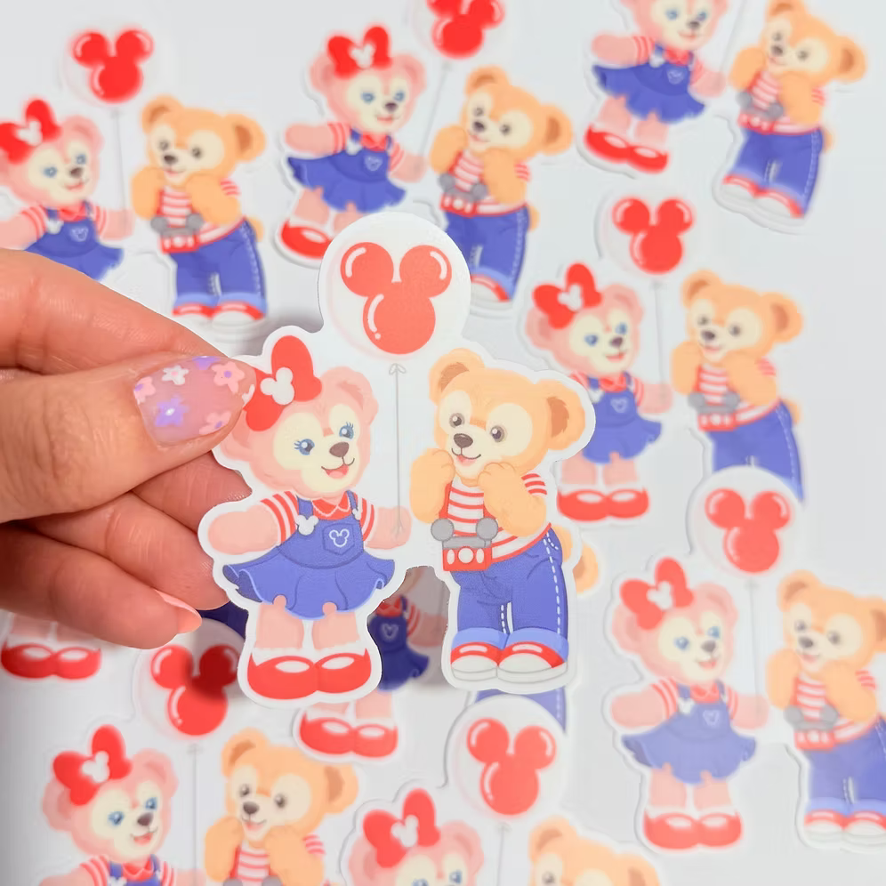 Pegatina Ositos Duffy ShellieMay Globo