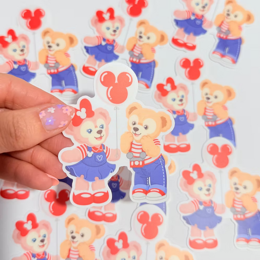 Pegatina Ositos Duffy ShellieMay Globo
