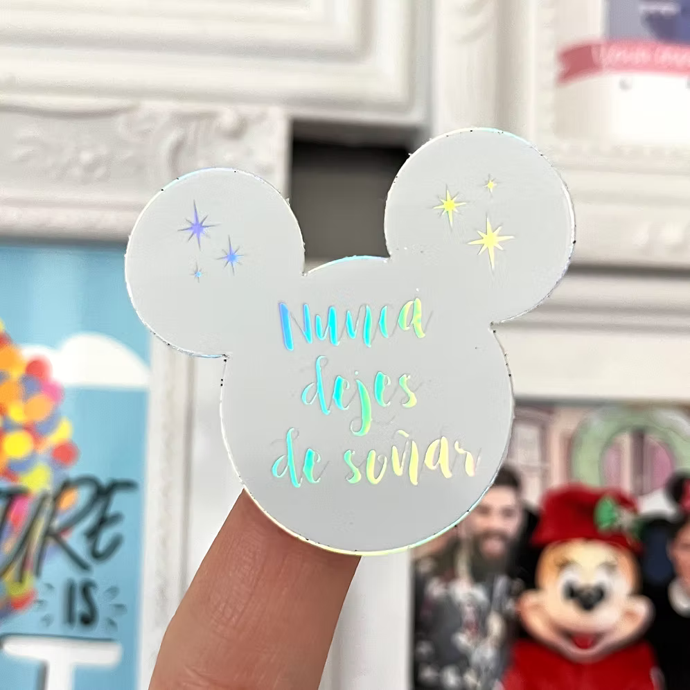 Pegatina Nunca dejes de soñar Mickey Mouse