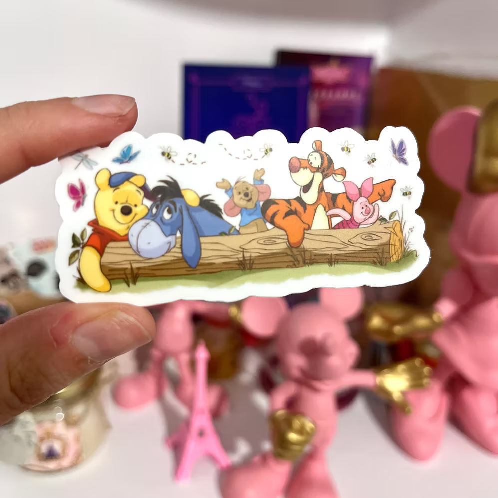 Pegatina Winnie the Pooh y amigos
