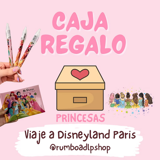 Caja regalo Princesas Viaje a Disneyland Paris