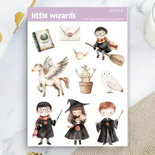 Pack Hojas de pegatinas Wizarding World Harry Potter
