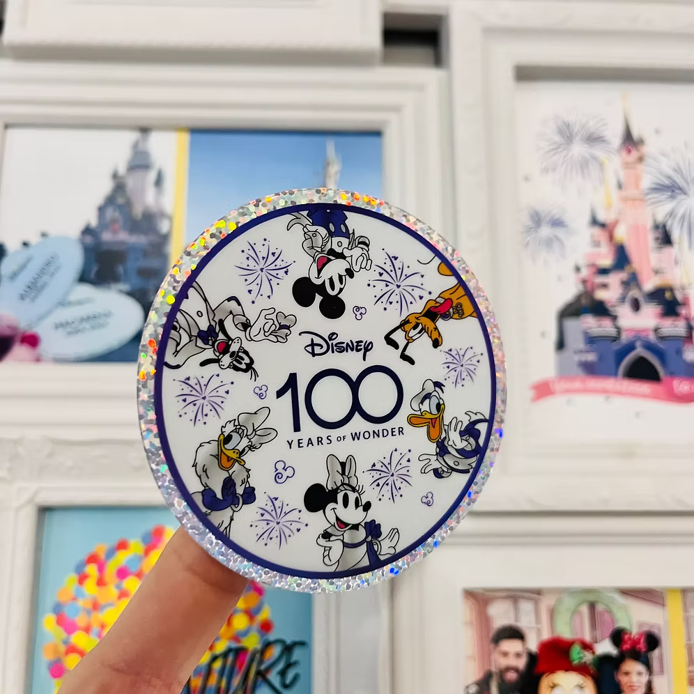Pegatina Glitter 100 Aniversario Mickey Mouse y Amigos