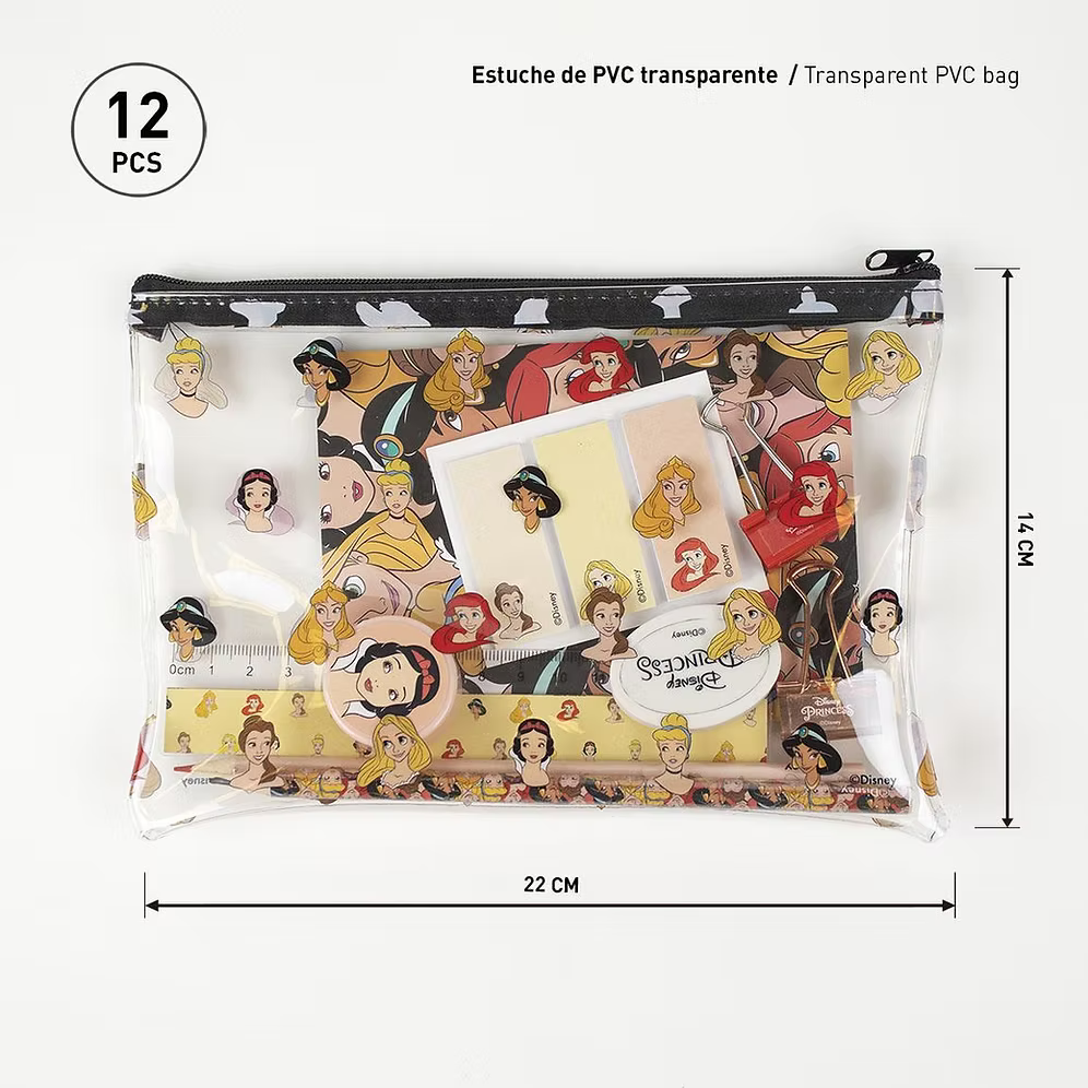 Set papelería Princesas Disney