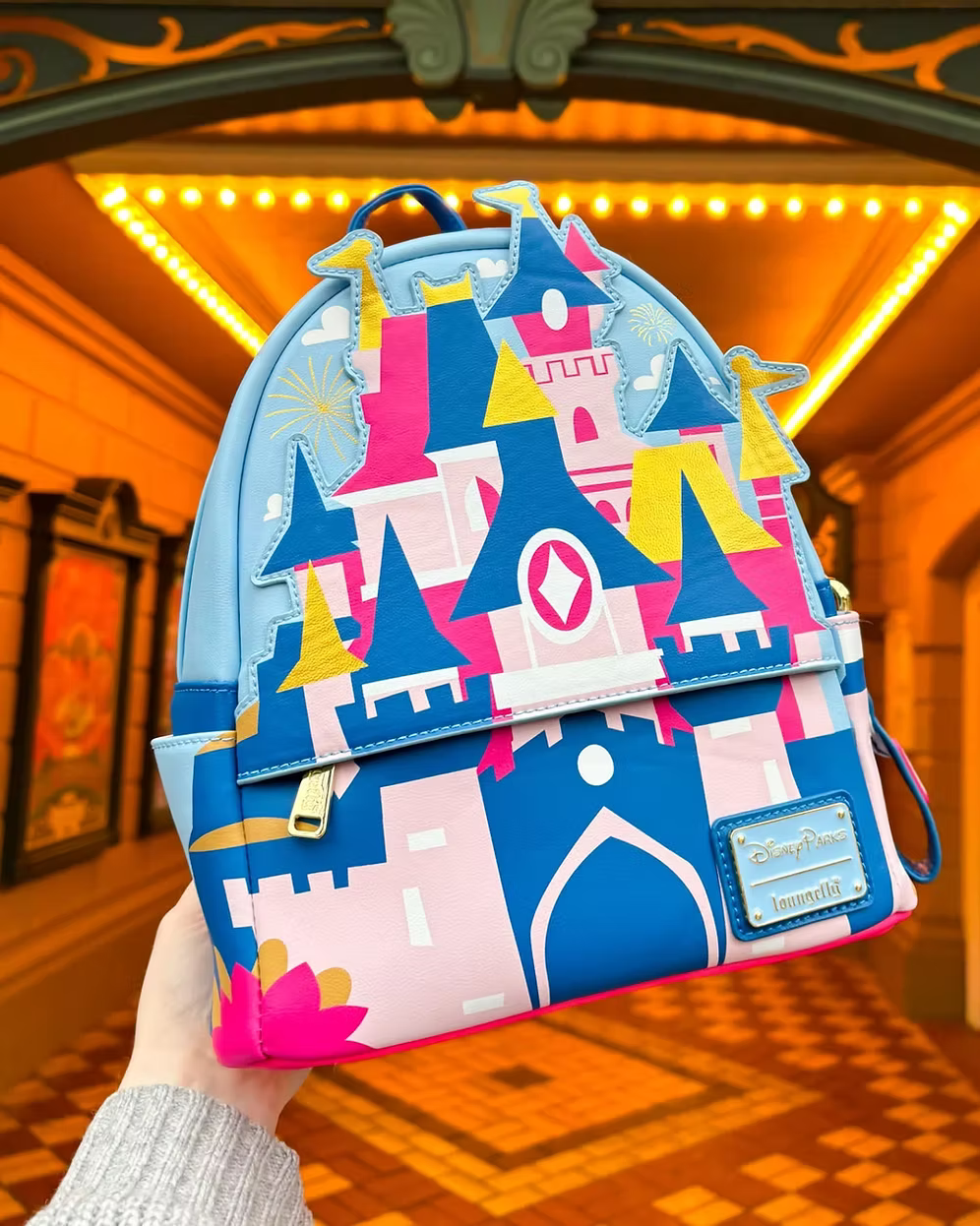 Mochila Castillo de Disneyland Paris Loungefly Disney