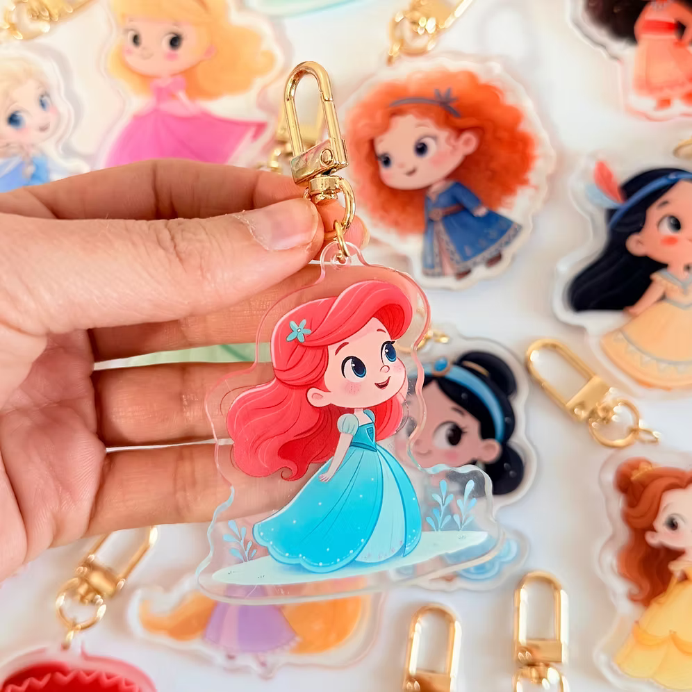 Llavero Cute Ariel La Sirenita
