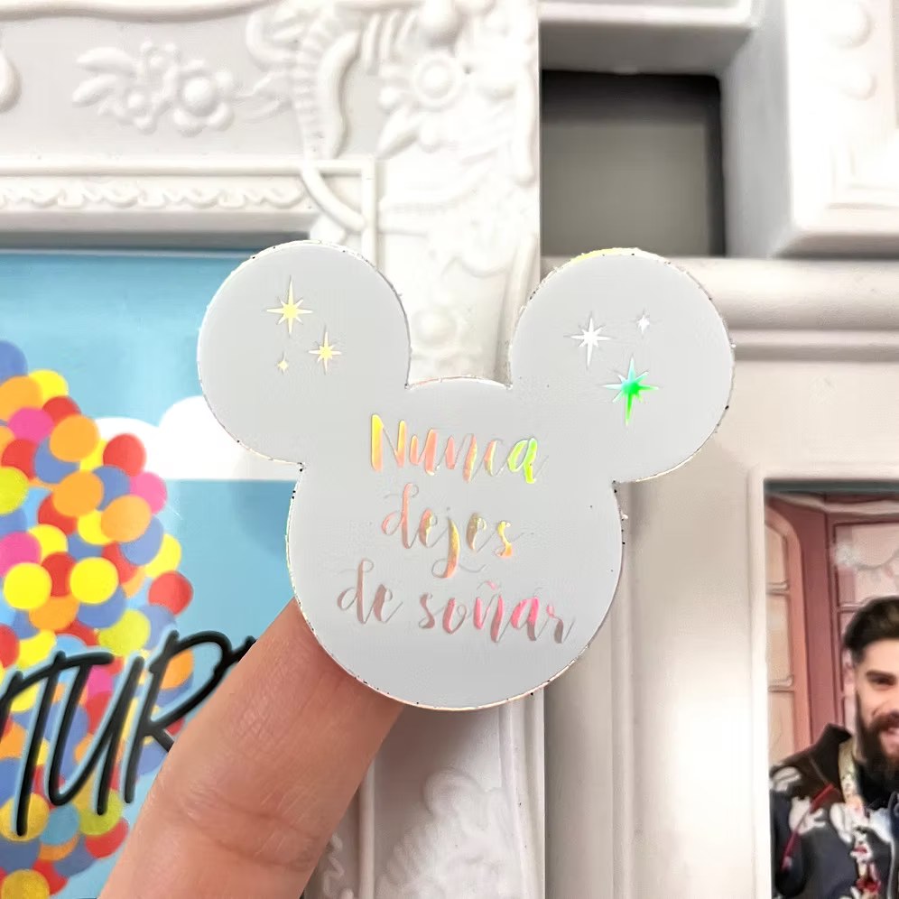 Pegatina Nunca dejes de soñar Mickey Mouse